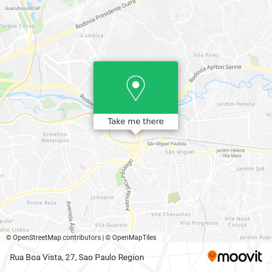 Mapa Rua Boa Vista, 27