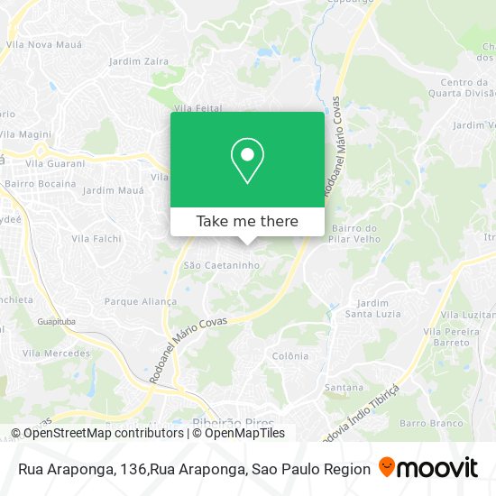 Rua Araponga, 136,Rua Araponga map