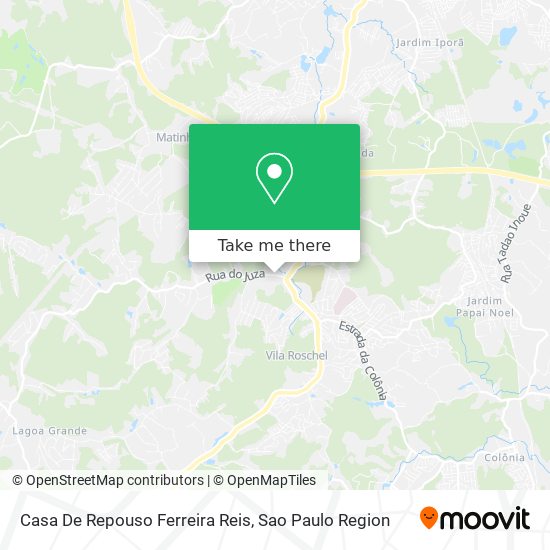 Casa De Repouso Ferreira Reis map