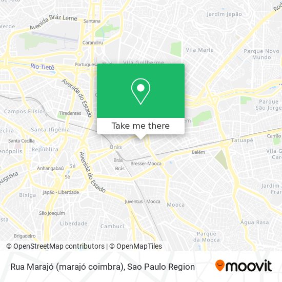 Rua Marajó (marajó coimbra) map