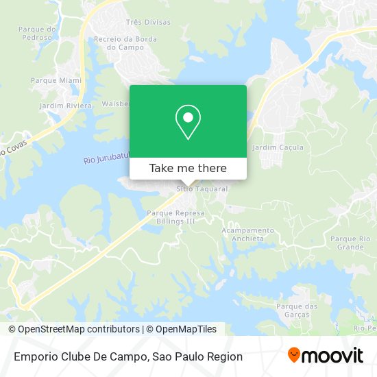 Emporio Clube De Campo map