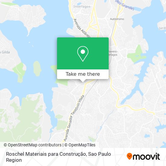 Mapa Roschel Materiais para Construção