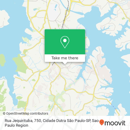 Rua Jequirituba, 750, Cidade Dutra São Paulo-SP map