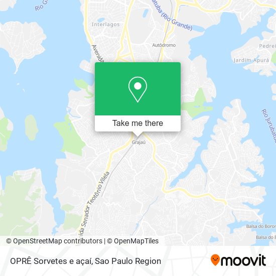 OPRÊ Sorvetes e açaí map