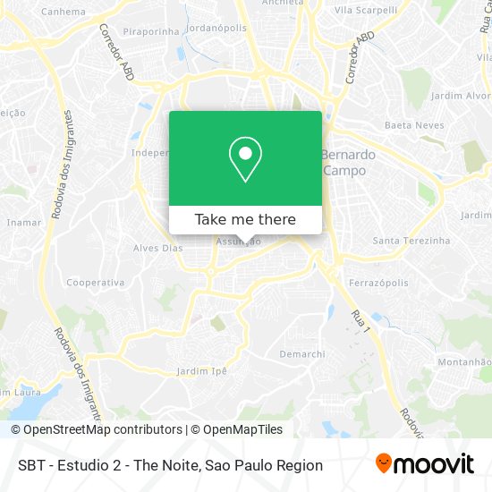 SBT - Estudio 2 - The Noite map