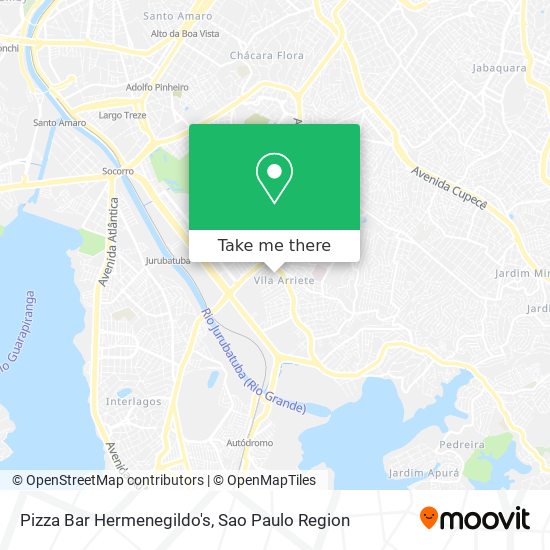 Pizza Bar Hermenegildo's map