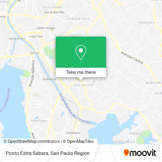 Posto Extra Sabara map