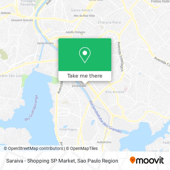 Mapa Saraiva - Shopping SP Market