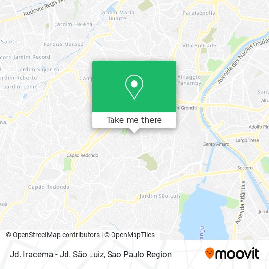 Jd. Iracema - Jd. São Luiz map