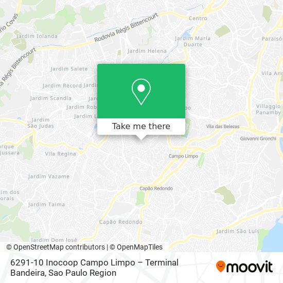 Mapa 6291-10 Inocoop Campo Limpo – Terminal Bandeira