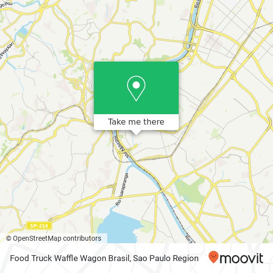Mapa Food Truck Waffle Wagon Brasil