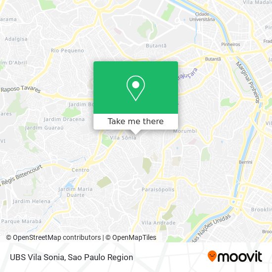 Mapa UBS Vila Sonia
