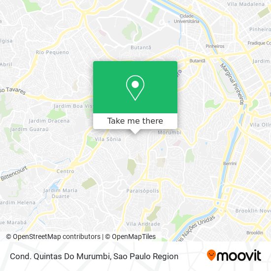 Cond. Quintas Do Murumbi map