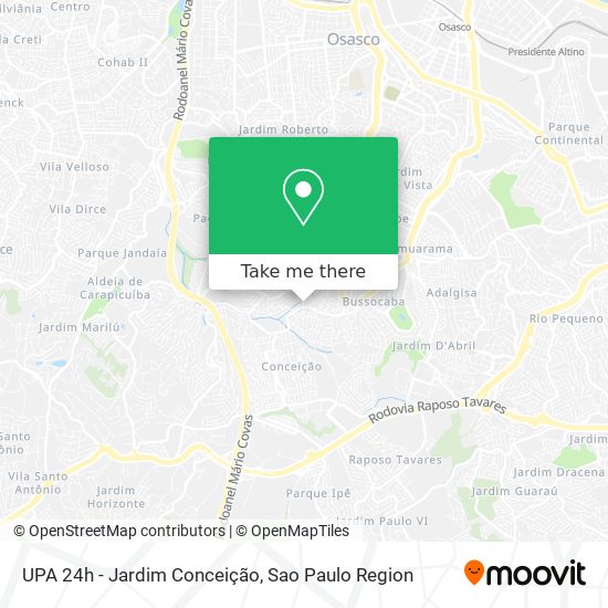 UPA 24h - Jardim Conceição map