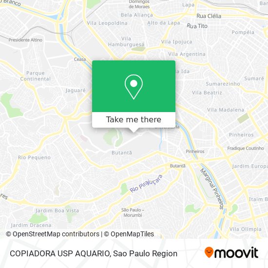 Mapa COPIADORA USP AQUARIO