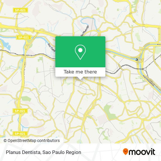 Planus Dentista map