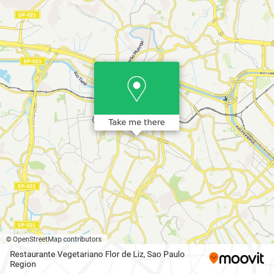 Restaurante Vegetariano Flor de Liz map