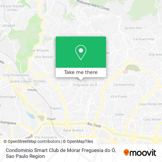 Condomínio Smart Club de Morar Freguesia do Ó map