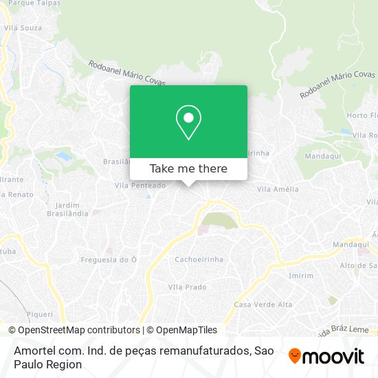 Amortel com. Ind. de peças remanufaturados map