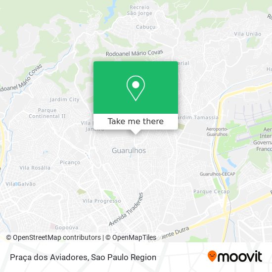 Praça dos Aviadores map