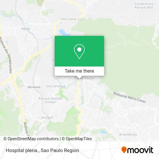 Hospital plena. map