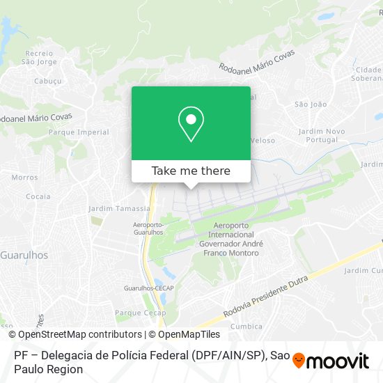 PF – Delegacia de Polícia Federal (DPF / AIN / SP) map