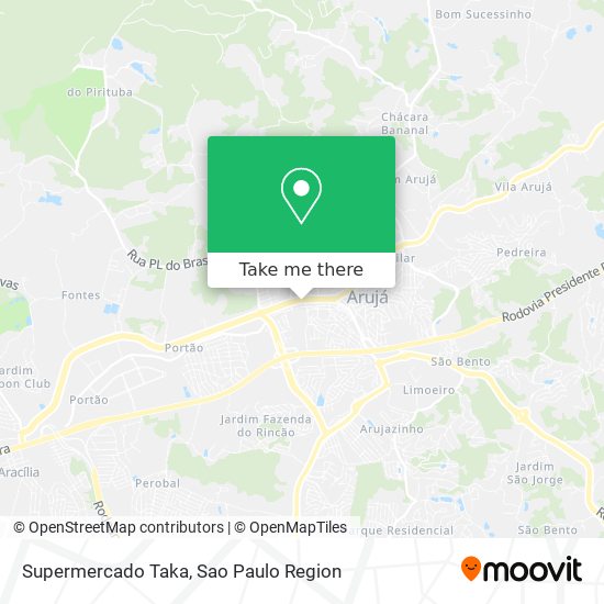 Mapa Supermercado Taka