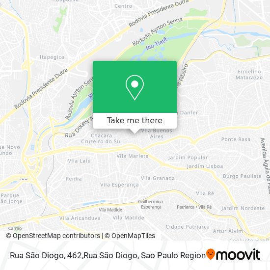 Rua São Diogo, 462,Rua São Diogo map