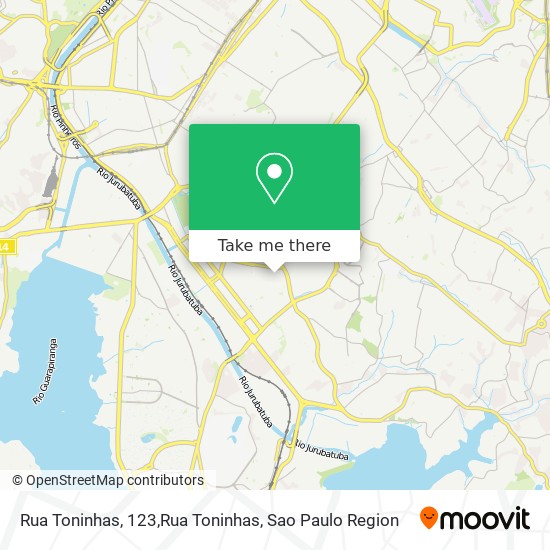 Rua Toninhas, 123,Rua Toninhas map