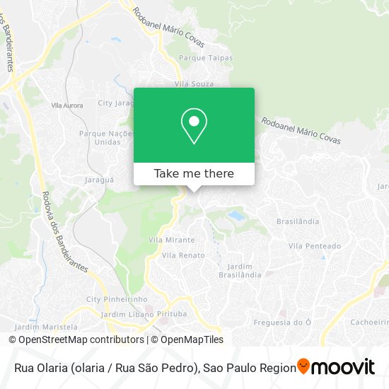 Rua Olaria (olaria / Rua São Pedro) map