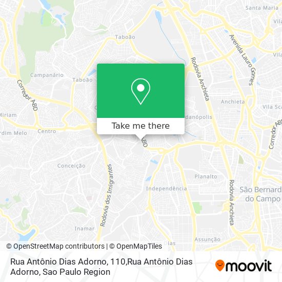 Rua Antônio Dias Adorno, 110,Rua Antônio Dias Adorno map