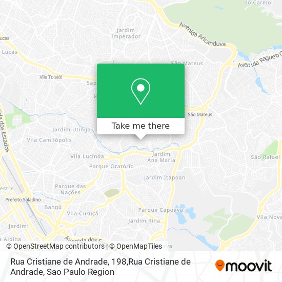 Rua Cristiane de Andrade, 198,Rua Cristiane de Andrade map