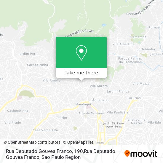 Rua Deputado Gouvea Franco, 190,Rua Deputado Gouvea Franco map