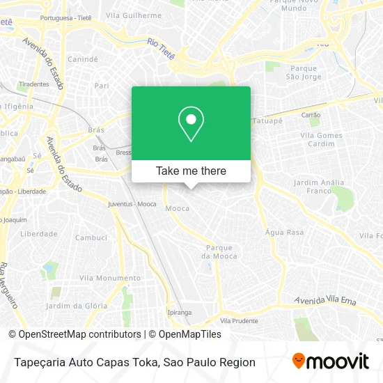 Tapeçaria Auto Capas Toka map