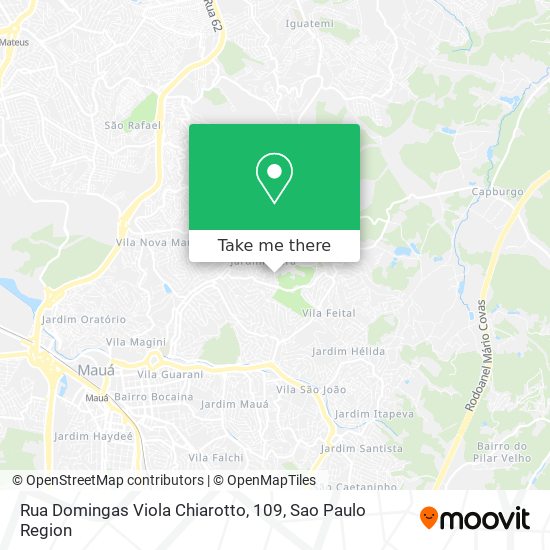 Mapa Rua Domingas Viola Chiarotto, 109