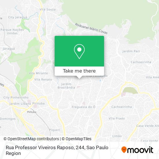 Rua Professor Viveiros Raposo, 244 map