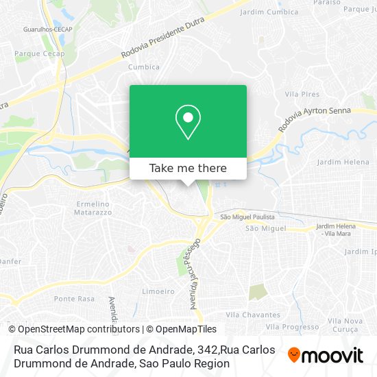 Rua Carlos Drummond de Andrade, 342,Rua Carlos Drummond de Andrade map