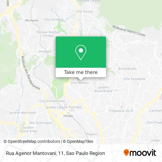 Rua Agenor Mantovani, 11 map