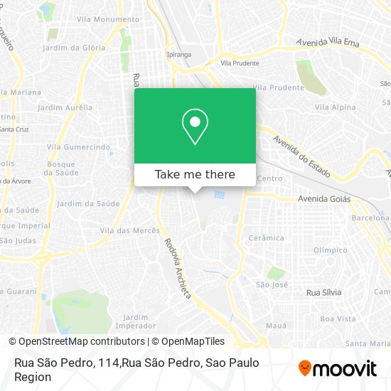 Rua São Pedro, 114,Rua São Pedro map