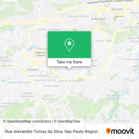 Rua Alexandre Tomaz da Silva map