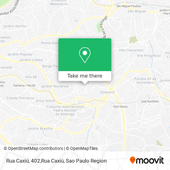 Mapa Rua Caxiú, 402,Rua Caxiú