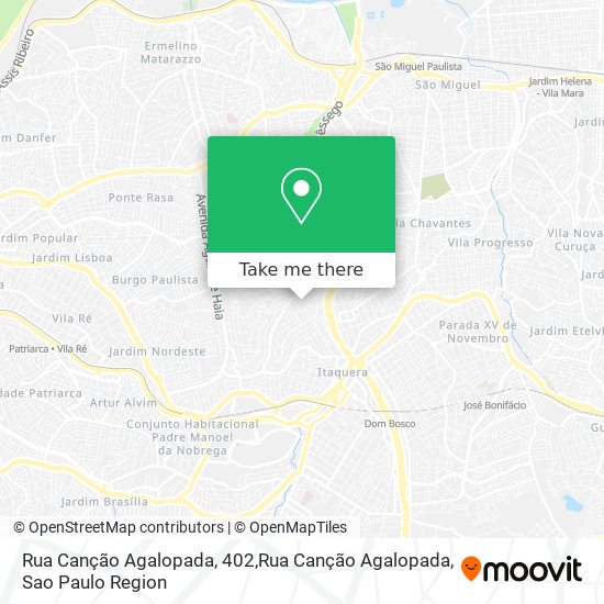 Rua Canção Agalopada, 402,Rua Canção Agalopada map