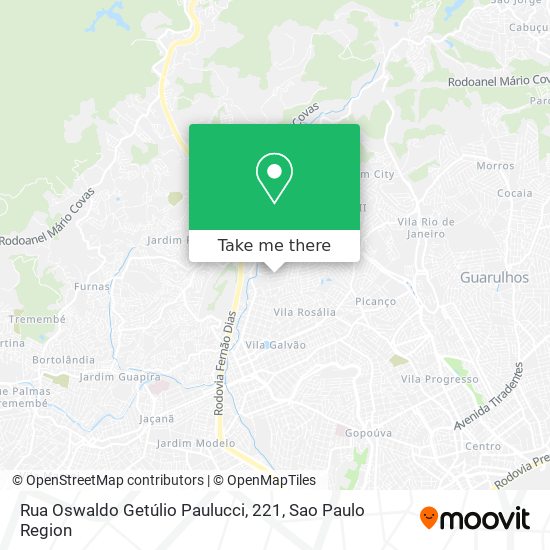 Rua Oswaldo Getúlio Paulucci, 221 map