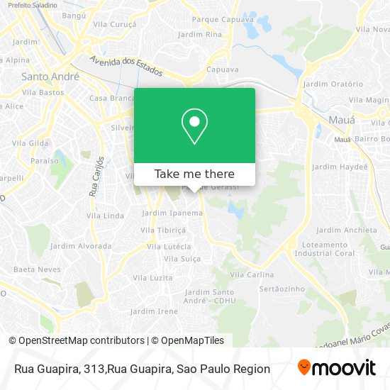 Mapa Rua Guapira, 313,Rua Guapira