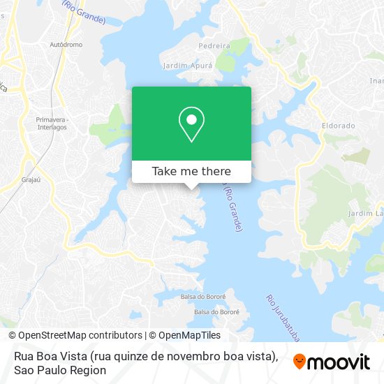 Rua Boa Vista (rua quinze de novembro boa vista) map