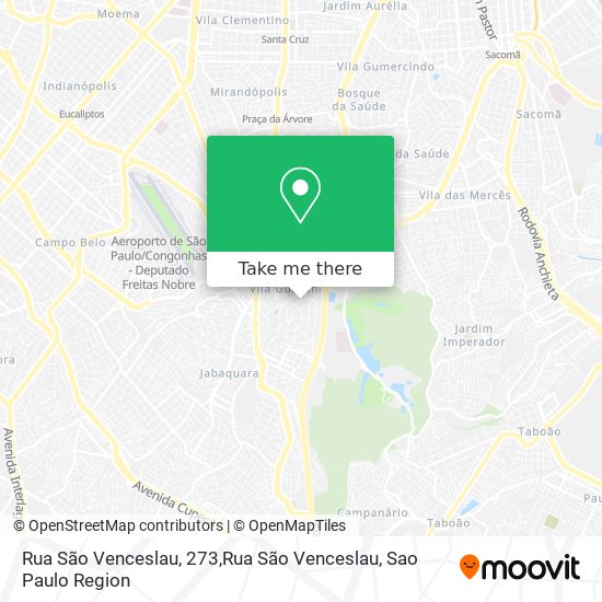 Rua São Venceslau, 273,Rua São Venceslau map