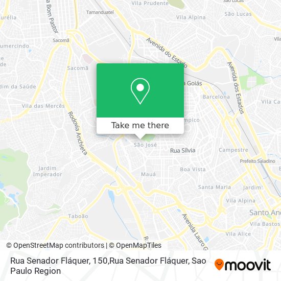 Mapa Rua Senador Fláquer, 150,Rua Senador Fláquer