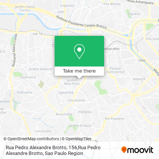 Rua Pedro Alexandre Brotto, 156,Rua Pedro Alexandre Brotto map