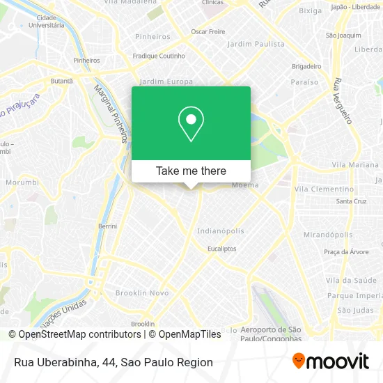 Rua Uberabinha, 44 map