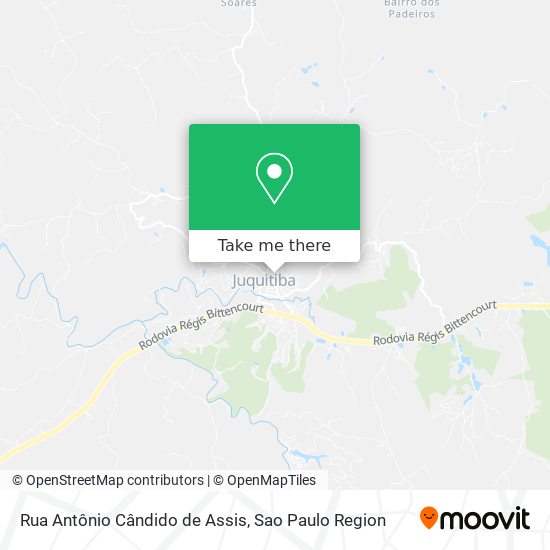 Rua Antônio Cândido de Assis map